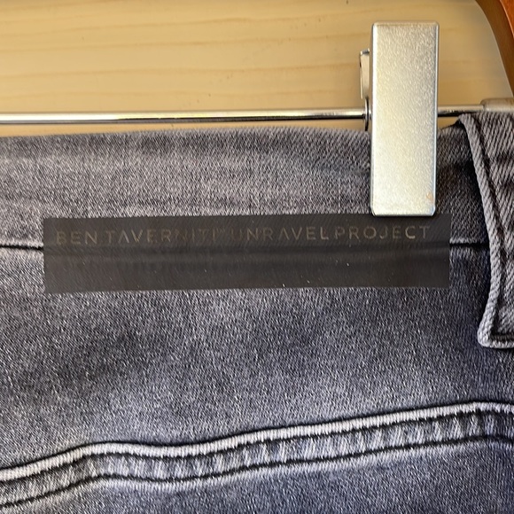 BEN TAVERNITI UNRAVEL PROJECT Black Distressed Skinny Jeans SIze 4 (US) - Picture 7 of 12